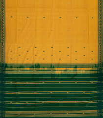 Yellow Handloom Kadapa Cotton Saree With Butta-Yellow