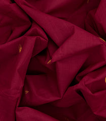 Crimson Handloom Kadapa Cotton Saree With Butta-Crimson