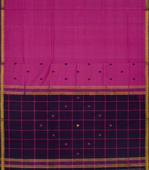 Lilac Handloom Kadapa Cotton Saree With Butta-Lilac