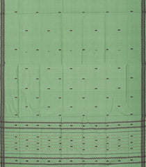 Green Handloom Kadapa Cotton Saree With Butta-Green