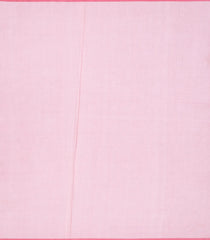 Baby Pink Handwoven Banarasi Organza  Silk Saree With Diagonal Stripes-Baby Pink