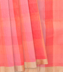 Multi Coloured Handwoven Linen Saree