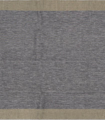 Grey Handwoven Cotton Linen Saree