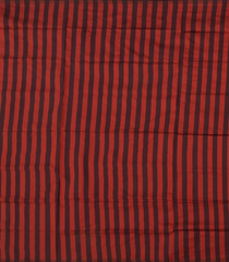 Red Handloom Orissa Silk Saree With Floral Maroon Pallu-Red