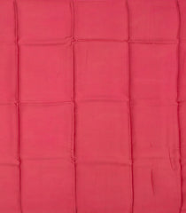 Pink Handwoven Satin Silk Saree With Printed Floral Motifs -Pink