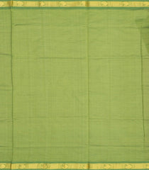 Oil Mustard Handloom Poly Cotton Saree With Zari Border-OIL MUSTARD