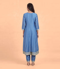 Powder Blue Festive Anarkali Set-RC5675