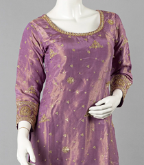 Dusty lavender Sharara Suit With Matching Dupatta-Lavander