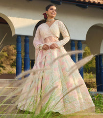 Off White and Pink Festive lehenga set-SK5121