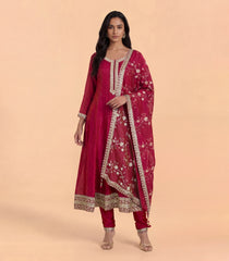 Rani Pink Festive Kurta Set-RC5676