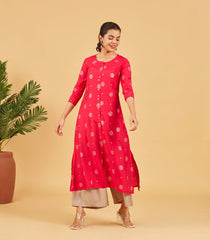 Raspberry Pink Kurta