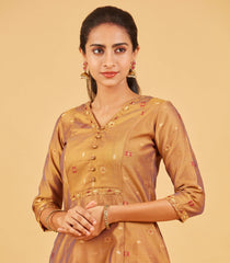 Antique Gold Festive Kurta