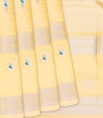 Sandal Handloom Chirala Soft Silk Saree With Annam Motifs-Sandal