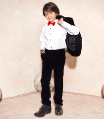 Classic Black kids party wear suit -Black