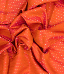 Peach Soft Silk Saree With Diamond Motifs-Peach