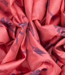 Baby Pink Handloom Soft Silk Saree With Tie & Dye Floral Motifs-Baby Pink