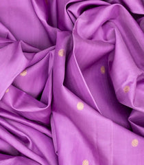 Lavender Handloom Soft Silk saree With Rudraksham Buttas-Lavander