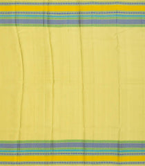 Light Yellow Handloom Soft Silk Saree With Rudraksham Buttas-Lime Yellow