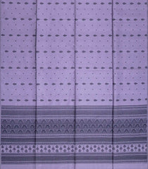 Grey Handloom Soft Silk Saree With Floral Motifs-Grey