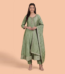 Sage Green Festive Anarkali Set-RC5687