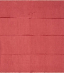 Chestnut Pink Handloom Munga Tussar Silk Saree With Kamalam Motifs-Chestnut Pink