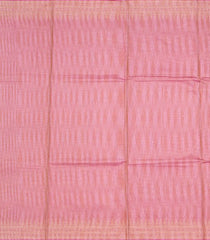 Pink Woven Tussar Silk Saree With Kamalam Motifs-Pink