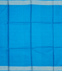 Light Blue Woven Tussar Silk Saree With Cross Motifs-Light Blue