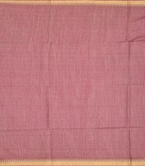 Magenta Handwoven Tussar Silk Saree With Rudraksham Motifs-Magenta