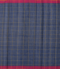 Blue Handwoven Uppada Cotton Saree