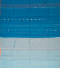 Blue Handwoven Uppada Cotton Saree