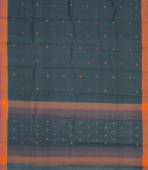 Grey Handwoven Uppada Cotton Saree