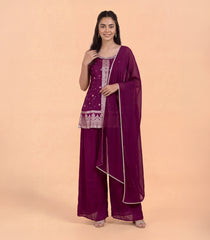 Violet Festive Sharara Set-RC5688