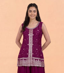 Violet Festive Sharara Set-RC5688