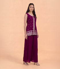 Violet Festive Sharara Set-RC5688