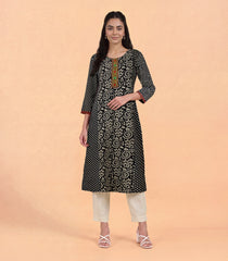 Warli art inspired printed kurta-RC5709