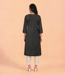 Warli art inspired printed kurta-RC5709