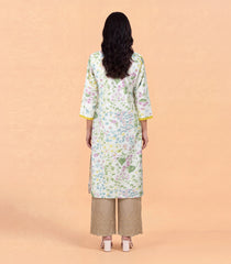 White floral printed kurta-RC5722