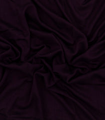 Dark Burgundy Woven Art Crepe Saree With Floral Embroidered Border-BL4975