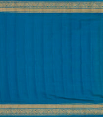 Yellow Handloom Gadwal SICO Saree With Cotton Body & Silk Border-GA0390