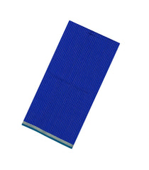 Blue Handloom Maheswari Silk Cotton Saree With Zari Checks-SC4134