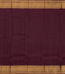 Maroon Handloom Kanchipuram Silk Saree With Zari Checks & Buttas-KA14172