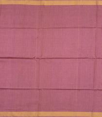 Pink Woven Tussar Silk Saree With Chevron Motifs-TU3559
