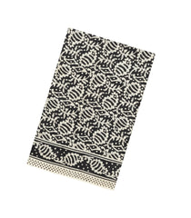 Black Printed Kalamkari Cotton Saree -KAL1251