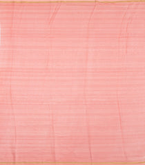 Dusty Pink Printed Chanderi Cotton Saree With Floral Motifs-CC1724
