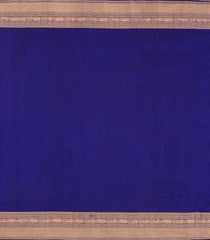 Blue Woven Pure Silk Saree With Floral Buttas-KA15538