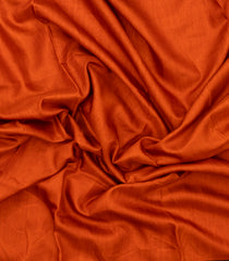 Orange Printed Synthetic Dola Silk Saree With Zari Border-BL6039