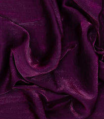 Burgundy Synthetic Fendy Saree With Embroidered Border-BL5445