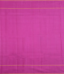 Grey Handloom Korvai Kanchipuram Silk Saree With Stripes-KA16216
