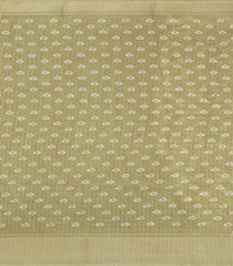Beige Printed Synthetic Dola Silk Saree With Zari Border-BL5041
