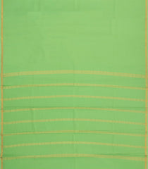 Pista Green Woven Mysore Silk Saree With Floral Border-MS3386